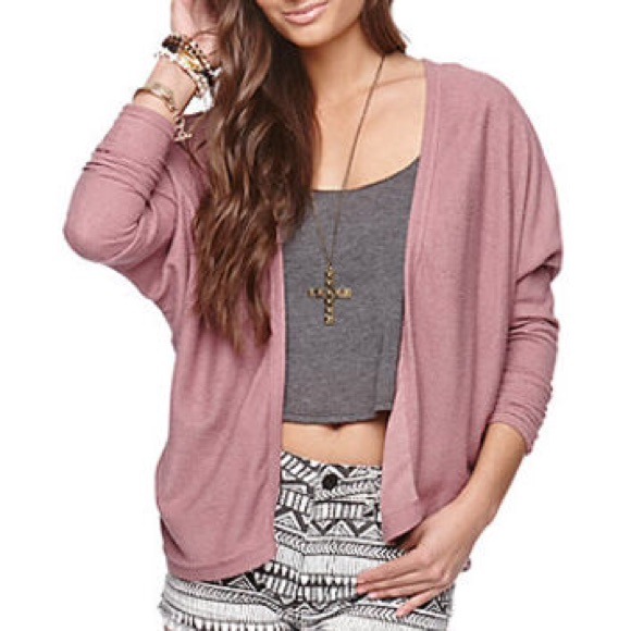LA Hearts Open Cardigan