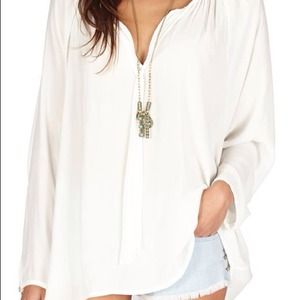 BRAND NEW WASSON BATWING PEASANT BLOUSE
