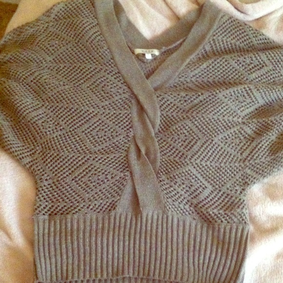 Brown knit top!