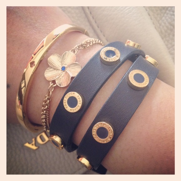 Tory Burch leather wrap bracelet