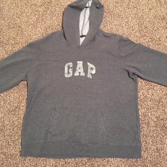 Distressed GAP hoodie