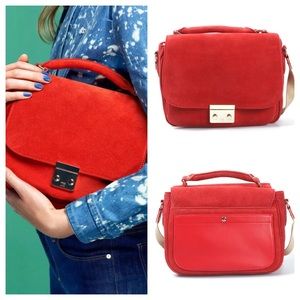 *bundled* Lacoste L!VE Suede crossbody bag