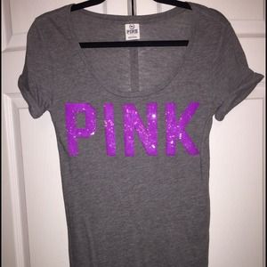 VS Pink Bling Crewneck Tee