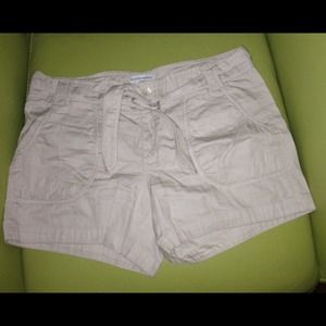 Banana Republic Belted Khaki Shorts