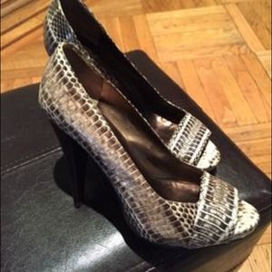 Peep toe heels