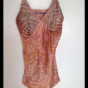 Halé Bob Silk Sequins Top