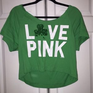 VS Pink Bling Crop Top