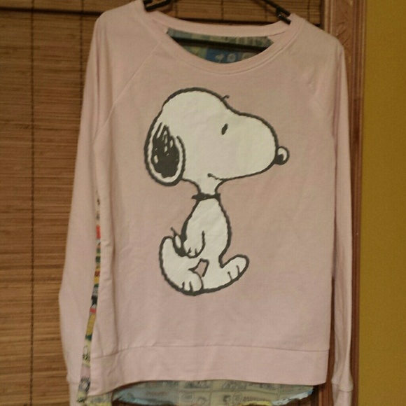 SOLD!!  Pink Peanuts Snoopy Shirt