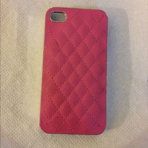 Pink iPhone 4s case