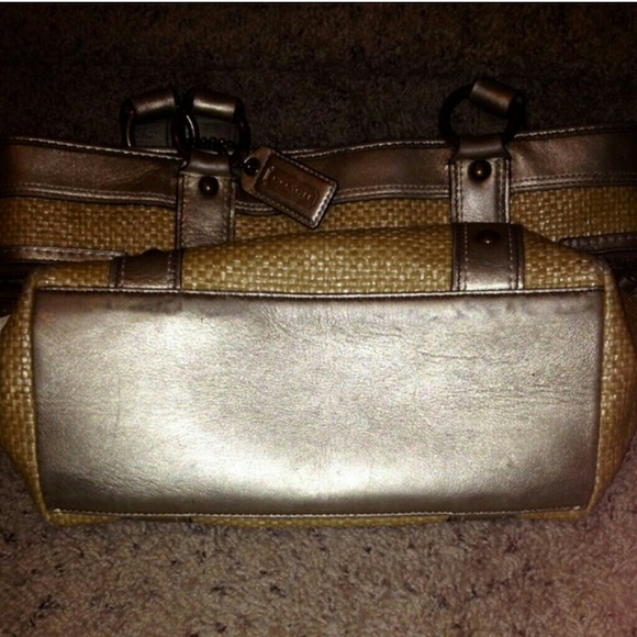 Coach Straw Tote - Picture 2 of 3