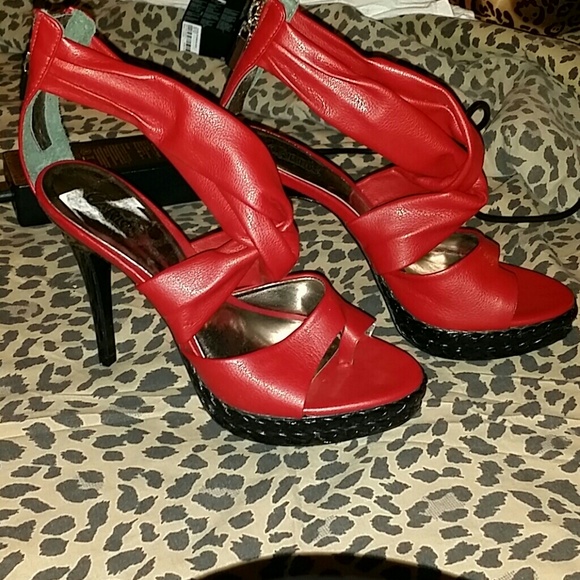 Super Chic Deep Red/Burgundy Heels
