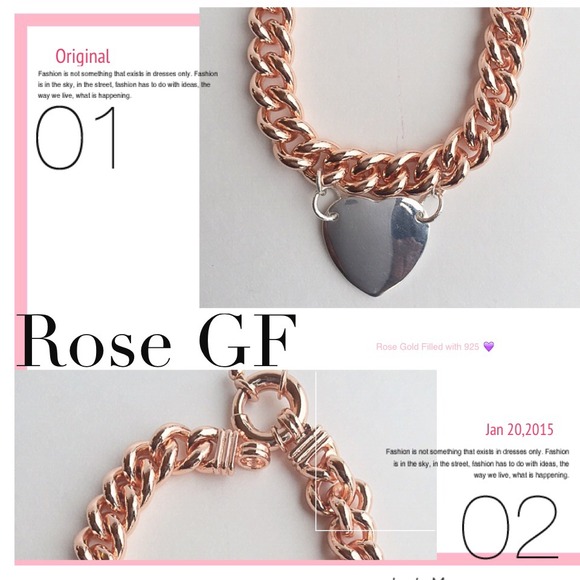 🚫SOLD🚫Rose Gold Filled Bracelet - Picture 2 of 2