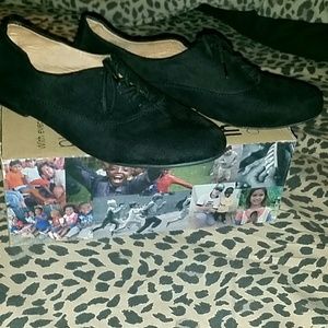 Cute Black Suede Flats