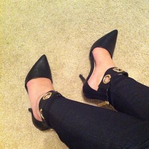 Chinese Laundry Ankle Strap Black Heels
