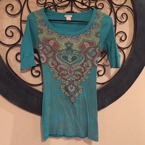 Teal Maurices top. Medium