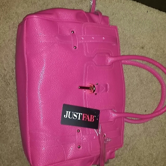 Just Fab pink handbag