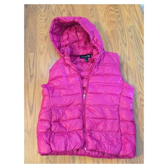 Hot pink vest