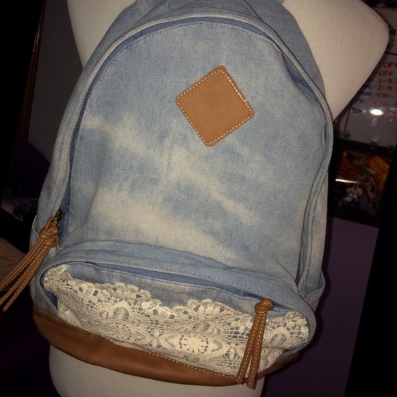 Denim Backpack