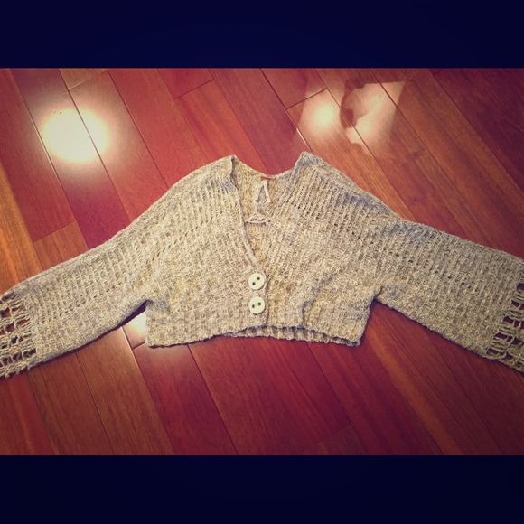 Crop Free People Cardigan xs