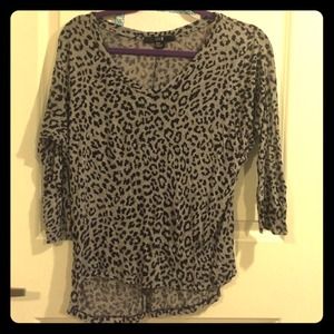Cheetah print t shirt