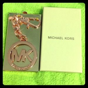 Michael kors keychain in Rose Gold color