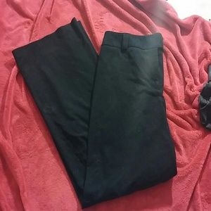 Black Career Pants