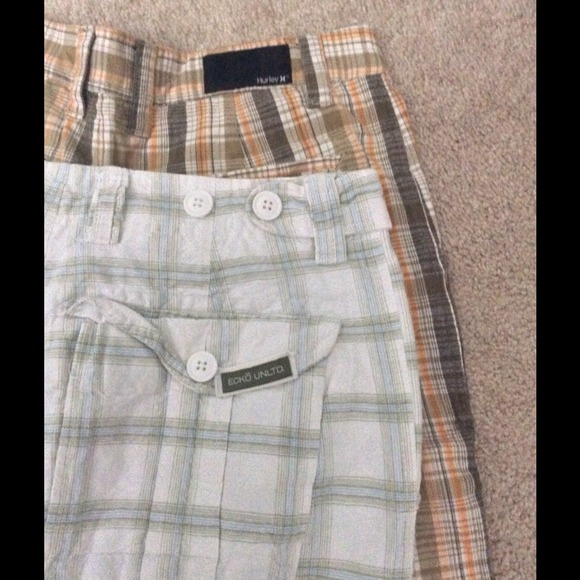 Mens Casual Shorts lot, Hurley and Ecko