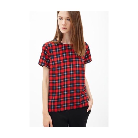 Plaid top