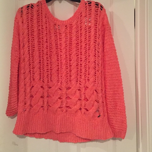 Beautiful coral sweater