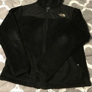 North face fuzzy jacket