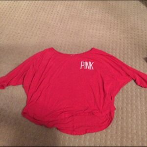 pink VS half sleeve shirt