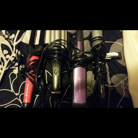 Hair straighter and curlers