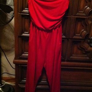 Red romper (bad pictures and lighting)