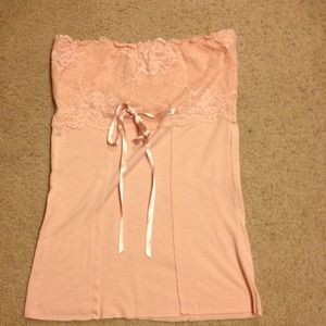 Guess Jeans Authentic pink tube top