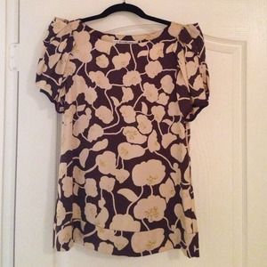 DVF Diane Von Furstenberg silk top