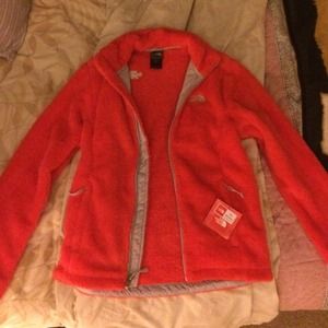 Red North Face Women's