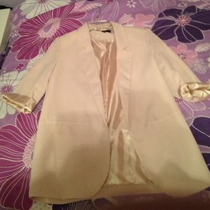Soft light pink blazer