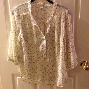 White with stars blouse