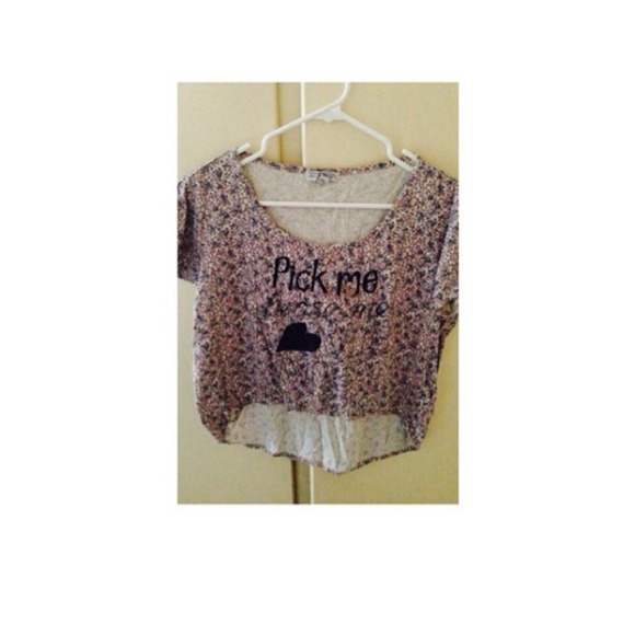 Floral Cropped Shirt