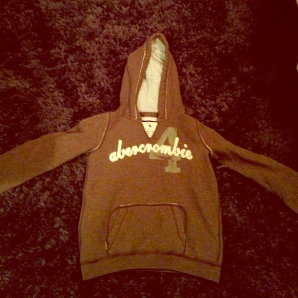 Brown Abercrombie Hoodie for Kids