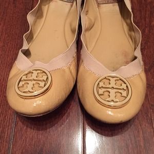 Tory Burch Nude Caroline Flats