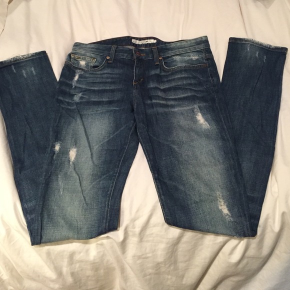 JOES JEANS skinny dark distressed (ex-lover)