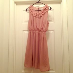 Tan Forever 21 dress.