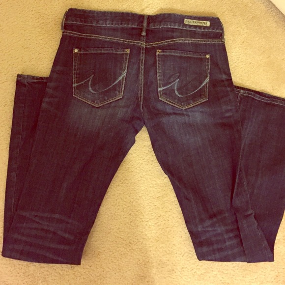 Express Stella regular fit low rise jeans
