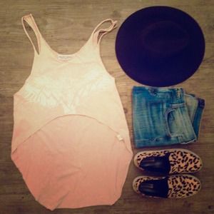 Front-Crop Tank with Long Back