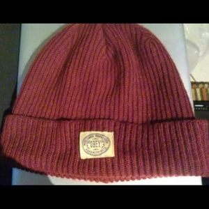 Obey Burgundy Beanie