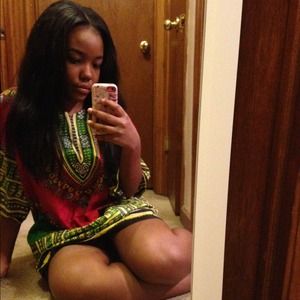 Red and green dashiki