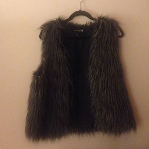 Forever 21 Faux Fur Vest