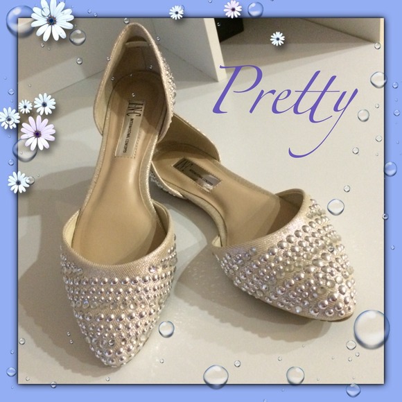 INC Rhinestones Accents Flats