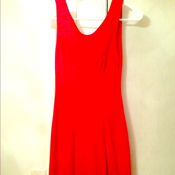 Red hot mini dress